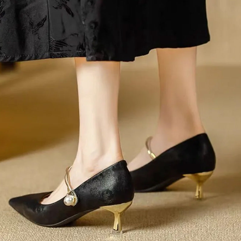 Podpatky s kotětem Grace