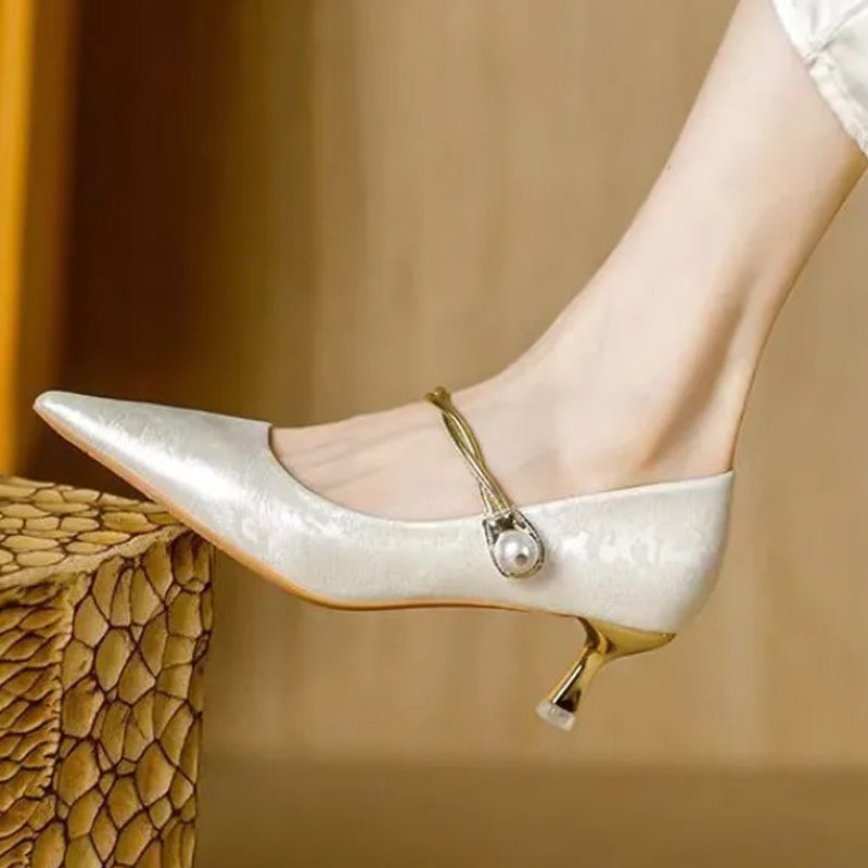 Podpatky s kotětem Grace