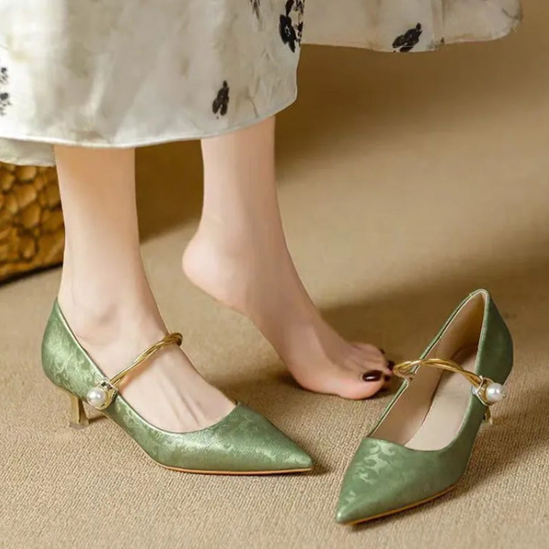 Podpatky s kotětem Grace