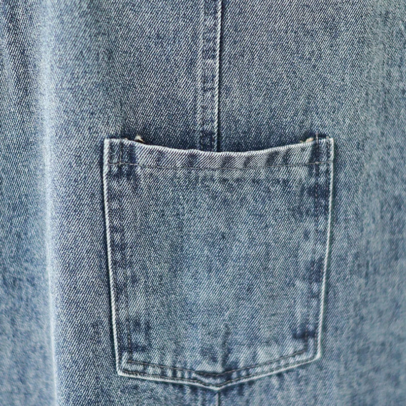 Overalové šaty s prérijním vzorem