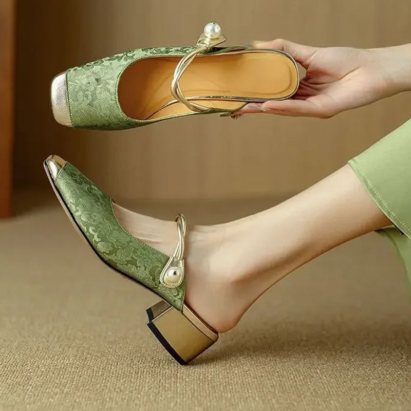 Perleťové podpatky Bloom