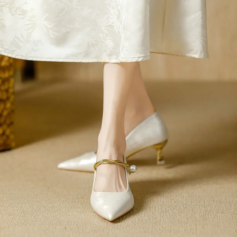 Podpatky s kotětem Grace