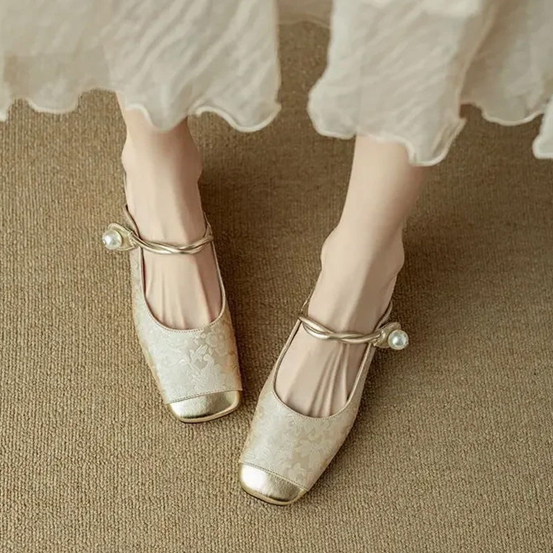 Perleťové podpatky Bloom