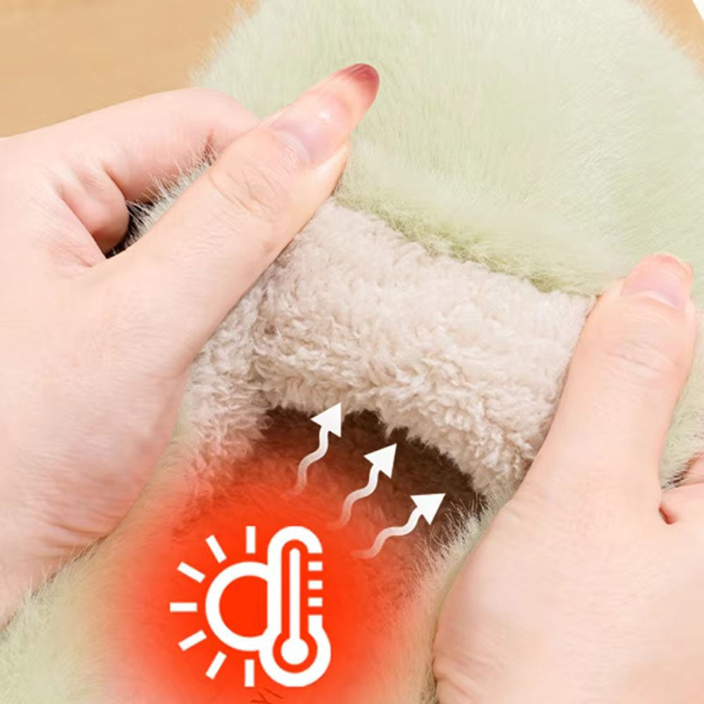 Anna | Plyšové pantofle