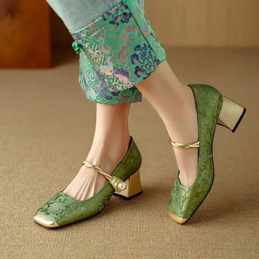 Perleťové podpatky Bloom