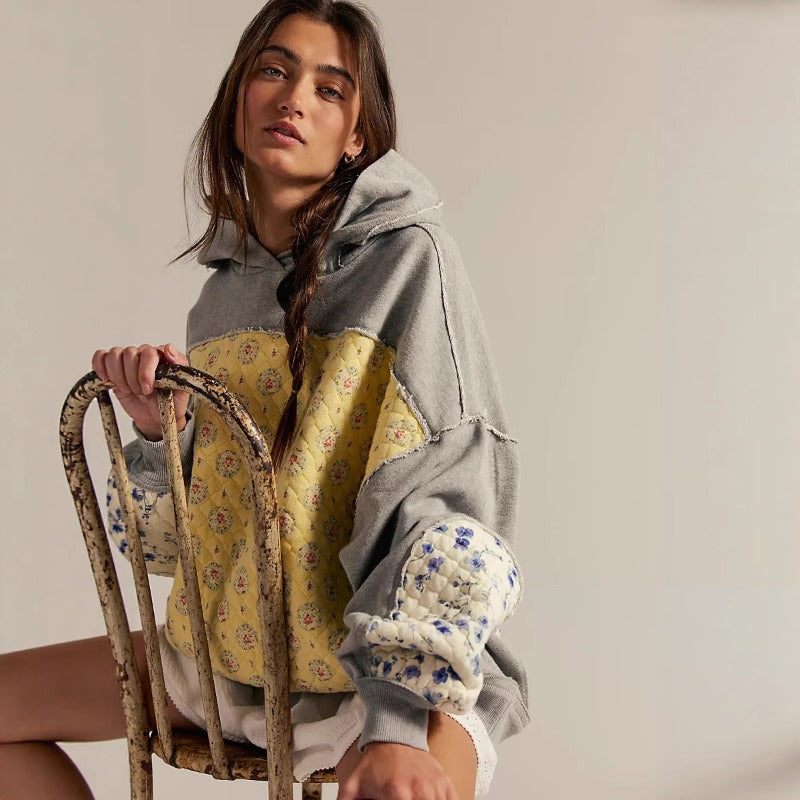 Veronika | prošívaná mikina s kapucí