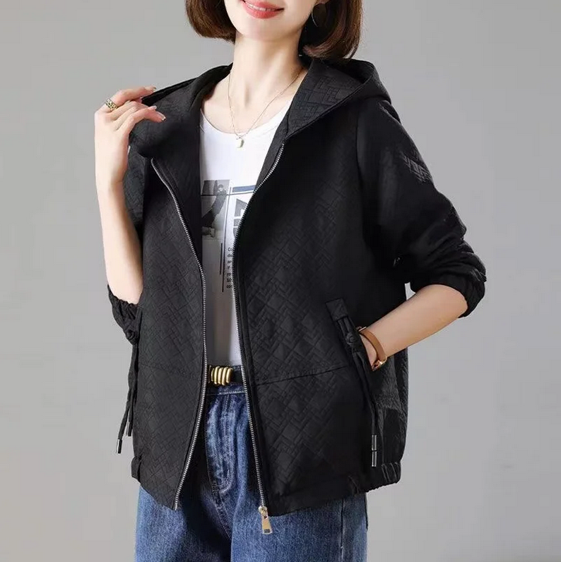 Prošívaná mikina s kapucí Milena