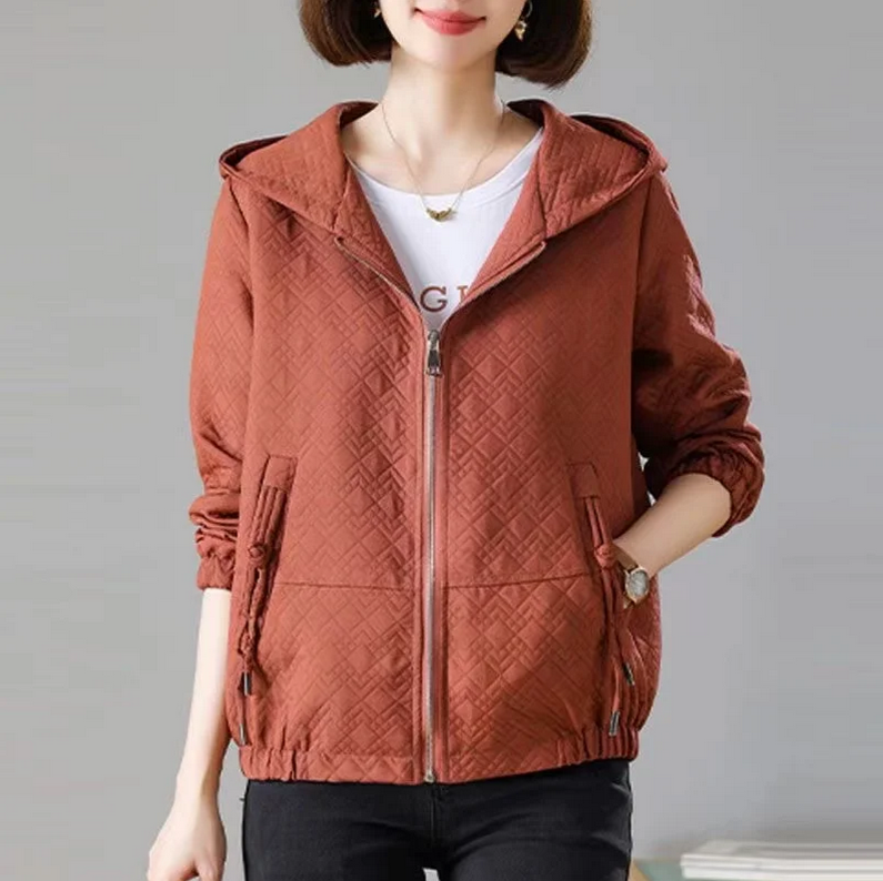 Prošívaná mikina s kapucí Milena