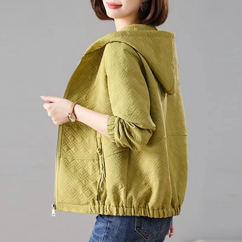 Prošívaná mikina s kapucí Milena